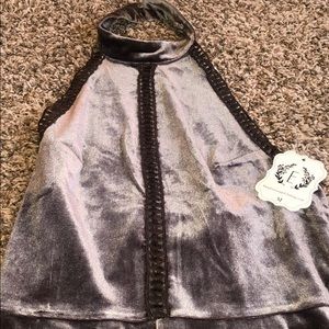 Women’s purple/mauve colored romper